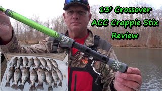 ACC Crappie Stix 13 Crossover review ACC Crappie Stix rear seat rod reviewGS13SG Crossover review [upl. by Jollenta335]