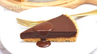 Chocolate tart  no bake chocolate tart recipe [upl. by Llebana511]