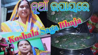 Koshala Saga Vaji💞 କୋଶଳଆ ଶାଗ ଭଜା 💞Dibya Jyoti Smruti Vlog Video 💞 [upl. by Isleana]