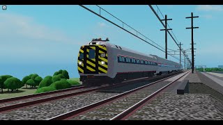 Roblox NEC Amtrak HHP8 Viewliner II Test Train Inbound [upl. by Zeidman]