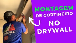 DICA RAPIDA  CORTINEIRO NO DRYWALL [upl. by Reinhart]