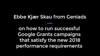 How to meet the Google Ad Grants CTR requirements with a limited CPC bid [upl. by Topper]