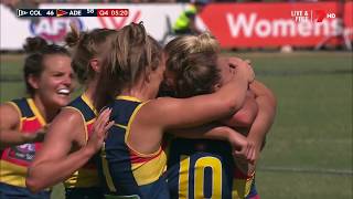 AFLW Round 7 Adelaide Crows Vs Collingwood Magpies 2017 Highlights [upl. by Mechelle]