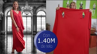 Cómo hacer un VESTIDO en 30 minutos  Fabiana Marquesini  654 [upl. by Jenilee]