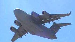 Aviation Nation 2008  C17 Globemaster III Demo [upl. by Rayle]