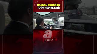 Başkan Erdoğan Kırgızistan Cumhurbaşkanı Caparova TOGG Hediye Etti  A Haber [upl. by Shannah735]