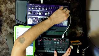 Live Performance On Behringer TD3 Uno Synth And Caustic 3 [upl. by Leede]