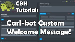 Custom Carlbot Welcome Message Tutorial [upl. by Lothair463]