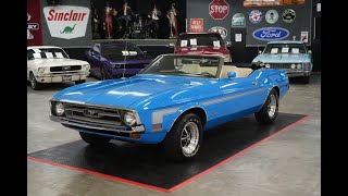 1971 FORD MUSTANG CONVERTIBLE [upl. by Limann101]