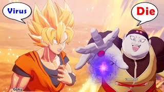 Dragon Ball Z Kakarot  Heart Virus Attack Goku  Super Saiyan Goku vs Android 19  Who Saved Goku [upl. by Belinda]