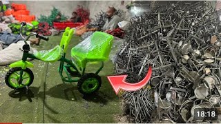 Process of Making Kids Bicycle in Factory  Manufacturing and Mass Production of Bicycles [upl. by Joses226]