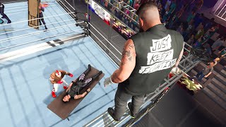 4 RAW WRESTLERS vs 4 SMACKDOWN WRESTLERS PRIZE [upl. by Eileek]