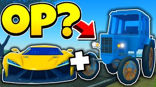 I Combined The Speed Demon Car With The Tractor In Dusty Trip [upl. by Arluene157]