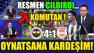 BGEZER DELİYE DÖNDÜ HAKEM FALAN DEĞİL OYNATMAYA KORKUYORLAR FENERBAHÇE 4 PENDİKSPOR 1 [upl. by Ellyn413]