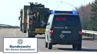 Logistik bei Enhanced Forward Presence Mit den „Trapos“ unterwegs in Litauen  Bundeswehr [upl. by Sandi466]