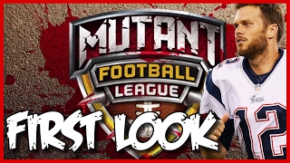 Mutant Football League 1st Look Gameplay amp Commentary [upl. by Leal]