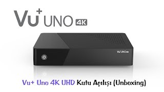 Vu Uno 4K UHD Uydu Alıcısı Kutu Açılışı Unboxing [upl. by Bertsche]