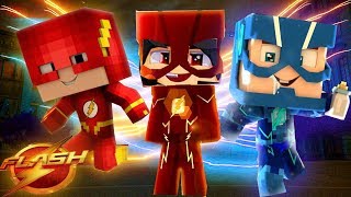 Minecraft Whos Your Family THE FLASH OS BEBÊS MAIS RAPIDO DO FUTURO [upl. by Igal]