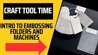 Craft Tool Time  Intro to embossing machines and folders catalog amp storage solution [upl. by Elman]