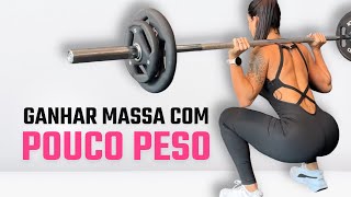 Por isso eu treino COM POUCO PESO E GANHO MASSA MUSCULAR [upl. by Balkin]