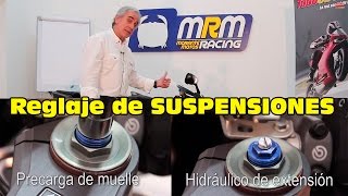 Reglaje de Suspensiones de una motocicleta por Carlos Morante [upl. by Dougal809]