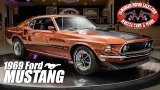 1969 Ford Mustang Mach 1 RCode 428SCJ Drag Pack For Sale Vanguard Motor Sales 2332 [upl. by Zeus]