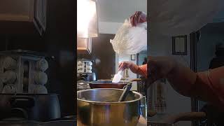 Lumpia wrapper making Home made cooking recipe food diy [upl. by Hultin603]