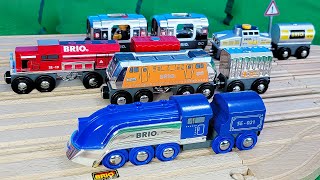 Railfanning Wooden Trains  BRIO Special Edition Trains Part 2 [upl. by Sunil]