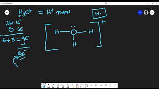 How to Draw The Lewis Structure of The Hydronium Ion H3O [upl. by Draude]