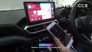 How to connect Apple CarPlay amp Android Auto  TEYES CC3  Teyes Malaysia [upl. by Ohce911]