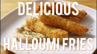 Perfect Halloumi Fries Recipe  PTMTR [upl. by Fanchon288]