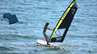 How to do a tack The Black Team Academy  Beginner Windsurfing [upl. by Balliol]