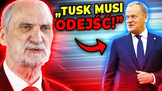 Macierewicz wściekł się po przemówieniu premiera quotTusk musi odejśćquot [upl. by Hilliary]