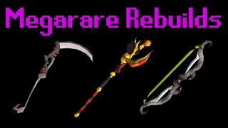 OSRS Megarare Rebuilds  Advanced PvM Gear Guide TbowScytheShadow [upl. by Duaner704]