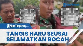 Viral Tangis Haru TNI Polri Selamatkan Bocah 4 Tahun yang Disandera Ayahnya Sendiri di Pospol Jaksel [upl. by Elberfeld]