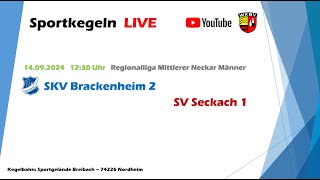 SKV Brackenheim 2  SV Seckach 1 Regionalliga MN Männer [upl. by Ahsietal994]