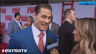 John Cena amp Shay Shariatzadeh Make It RedCarpet Official Plus His Future with WWE [upl. by Tekcirc144]