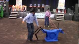 Rope Smart Roping Dummy Demo  John McCarthy  NRS at the 2013 NFR [upl. by Annodam]