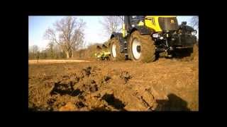 JCB Fastrac 3230 hard ploughing [upl. by Arias]