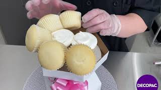 How to Assemble the Cupcake Bouquet Cake Box [upl. by Oskar]