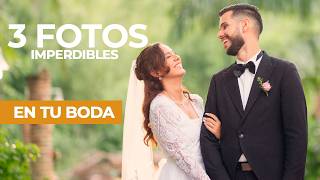 ¡Inolvidable Las 3 Fotos que todo fotógrafo de Bodas debe tomar [upl. by Aerised]