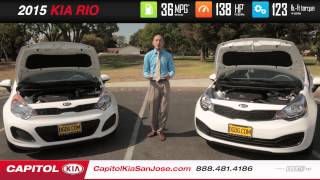 2015 Kia Rio Hatchback VS Sedan  Capitol Kia  San Jose CA [upl. by Anola]