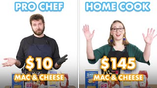 145 vs 10 Mac amp Cheese Pro Chef amp Home Cook Swap Ingredients  Epicurious [upl. by Holleran]