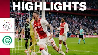 First Ajax goal for Wout Weghorst 🫡  Highlights Ajax  FC Groningen  Eredivisie [upl. by Suiratnod513]