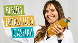 Bebida Energética Natural  Para Treinar [upl. by Tivad]