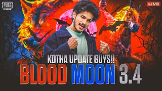 🔴Kotha Update Guys Blood Moon 34 🔥 Classics BGMI LIVE ON TELUGU GAMER [upl. by Jessa]