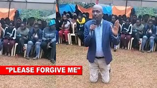 PLEASE FORGIVE ME Drama as Moses Kuria apologize to Gen Z after Maandamano [upl. by Silenay743]