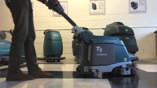 Tennant T1 B Micro Floor Scrubber [upl. by Elleinaj]