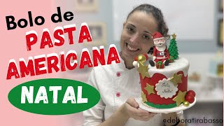 Bolo de Pasta Americana para o Natal [upl. by Folberth]