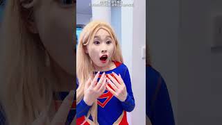 What scares Superboysuperman spiderman supergirl [upl. by Einyaj]